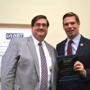 Luke Preczewski and Congressman Swalwell (D-CA)